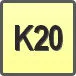 Piktogram - Materiał narzędzia: K20